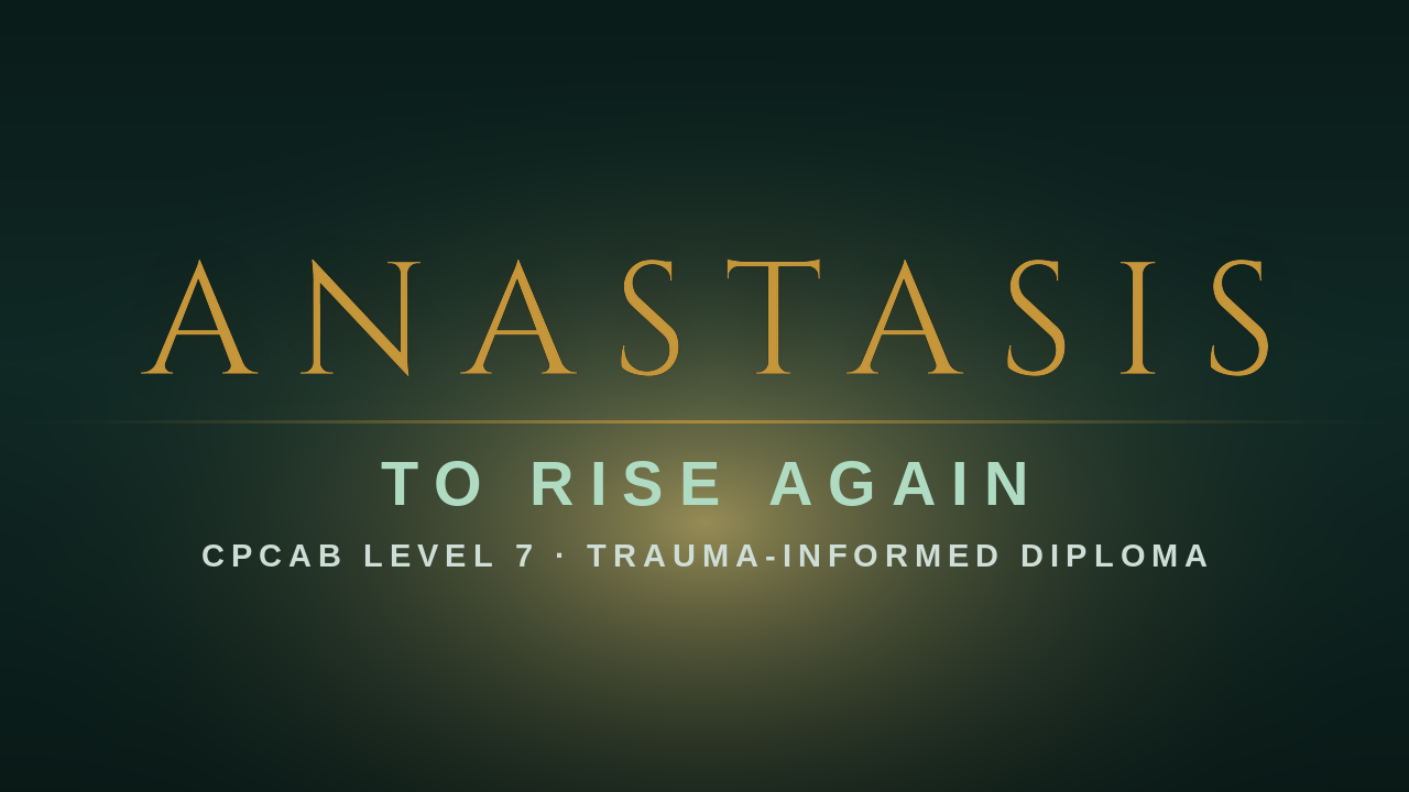 The logo for the Anastasis course