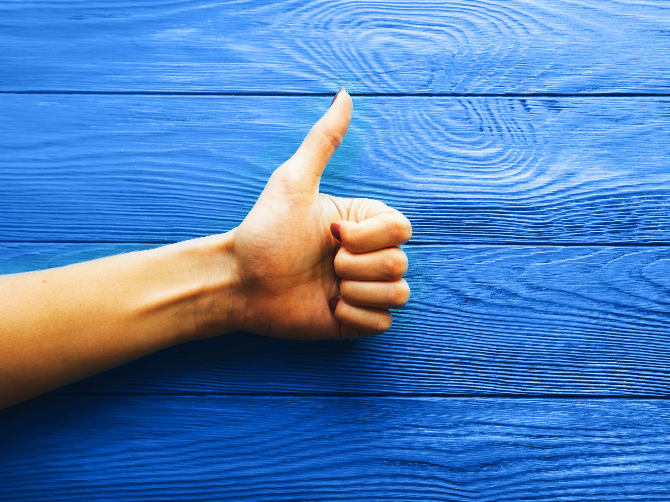 A thumbs up — the sense of achievement that accreditation brings