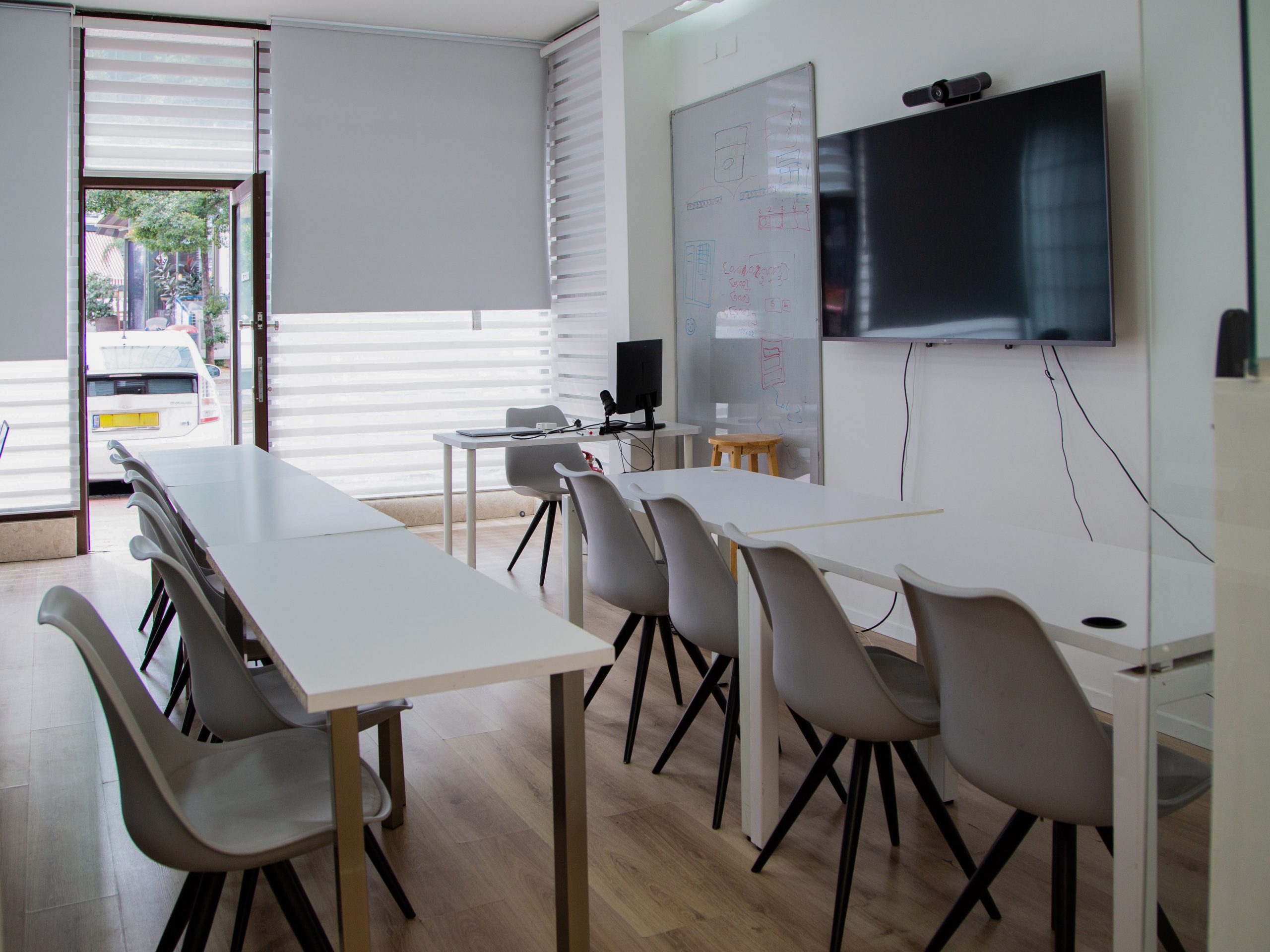 The residential training room ready for a small cohort